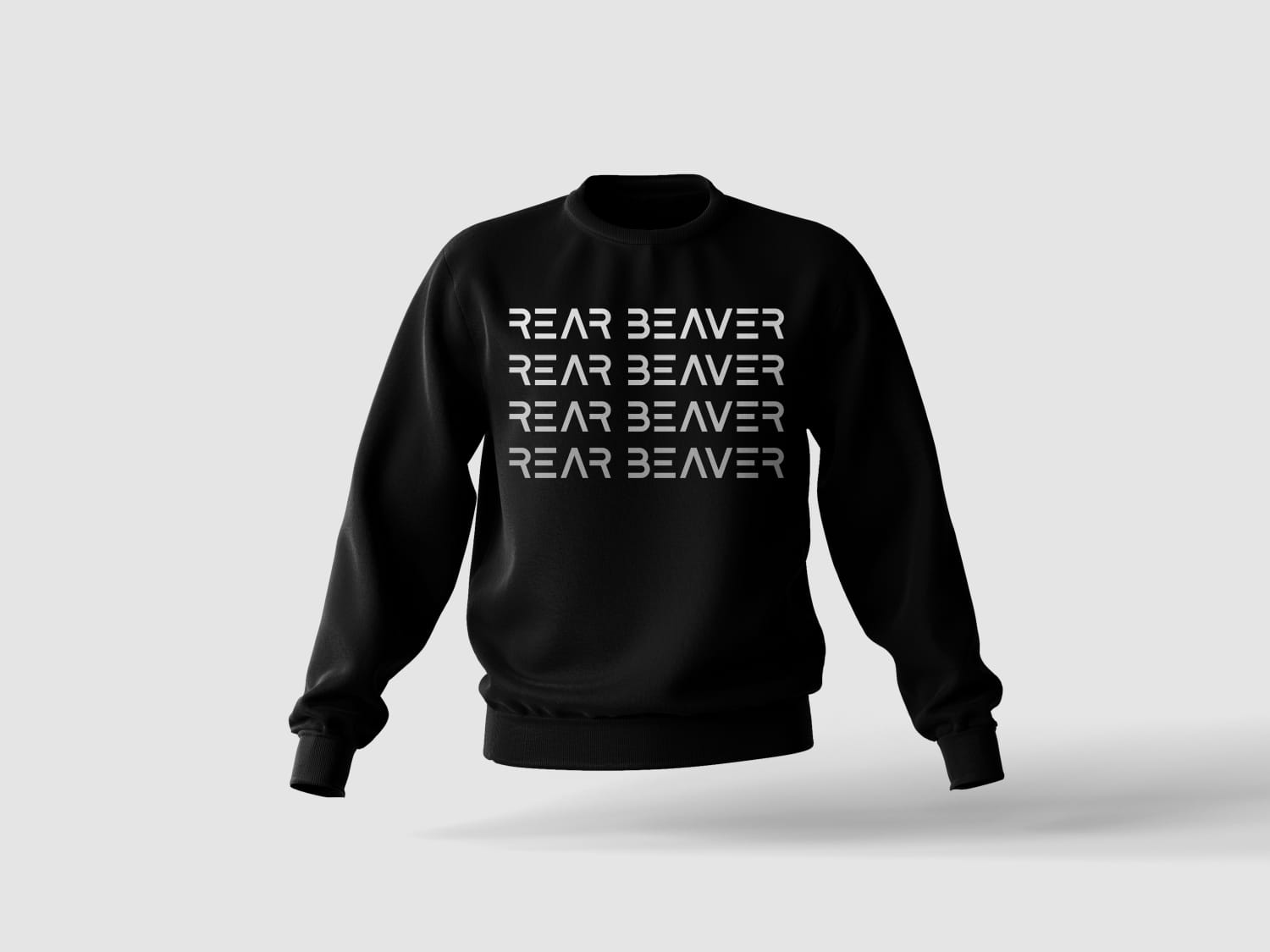 Terrific Dark Black Premium Sweatshirt – 300 GSM | Unisex | Classic Comfort | 100% Cotton