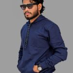 Classic Navy Blue Premium Unisex Hoodie – 300 GSM Cotton | DTF Printed | Ultra-Soft & Stylish Comfort Wear